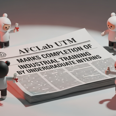 AFCLab UTM Marks Completion of Industrial Training by Undergraduate Internships Students